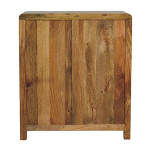 Oakish Three-Drawer Chest | Compact Bedroom Storage