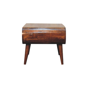 Open Chestnut Coffee Table | Solid Mango Wood | Open Storage Design