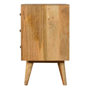 Pineapple Carved Wooden Sideboard | 3 Drawers & Cabinet