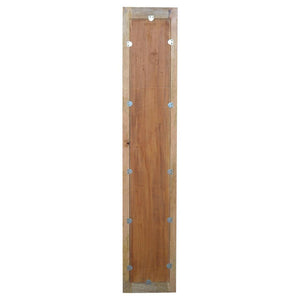 Rectangular Wooden Mirror | Natural Frame | Versatile Wall Accent