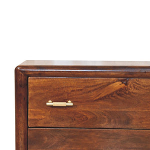Regency Woven Bedside | Solid Mango Wood | 2 Drawers