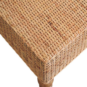 Regency Woven Coffee Table | Solid Mango Wood | Handwoven Surface | Textured Centre Table