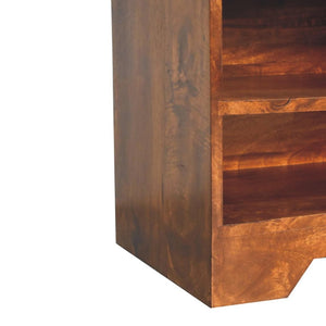 Retreat Shoe Bench | Solid Mango Wood | Chestnut Finish