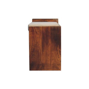 Retreat Shoe Bench | Solid Mango Wood | Chestnut Finish
