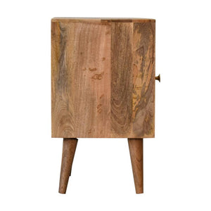 Rosalie Bedside Table | Contemporary Storage | Compact Bedroom Design