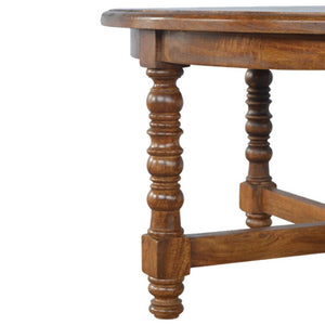 Round Occasional Side Table | Compact Design | Living Room Accent