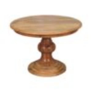 Round Turned Dining Table | Sculptural Pedestal Style | Timeless Design