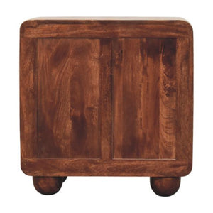 Rounded 3 Drawer Chest | Wooden Chest of Drawers | Bedroom Storage