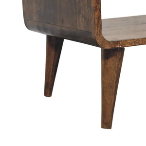 Rounded Edge Coffee Table | Solid Wood Living Room Table