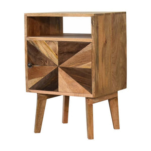 Safi Bedside Table | Compact Bedroom Storage | Contemporary Design