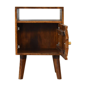 Samara Bedside Table | Compact Bedroom Storage | Contemporary Design