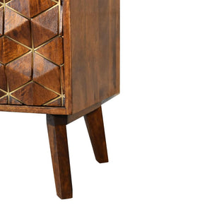 Samara Bedside Table | Compact Bedroom Storage | Contemporary Design