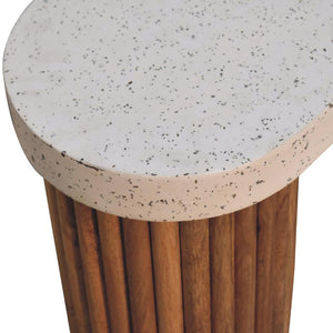 Serenity Terrazzo Coffee Table | Decorative Stone Surface | Contemporary Living Room Table