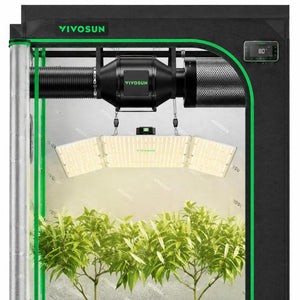 Slimline Smart Grow Tent System | 4x2 ft | 200W Full Spectrum LED