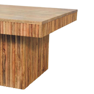 Soba Chunky Coffee Table | Bold Low Profile | Contemporary Design