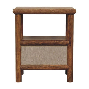 Solara Rattan Bedside Table | Natural Texture | Relaxed Bedroom Furniture