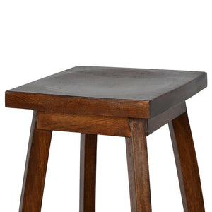 Solid Wood Bar Stool | Natural Timber | Kitchen & Bar Seating