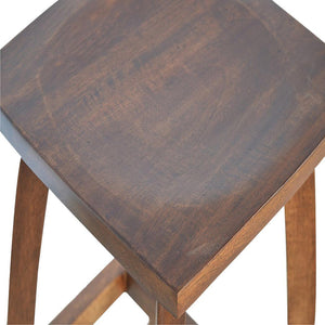 Solid Wood Bar Stool | Natural Timber | Kitchen & Bar Seating
