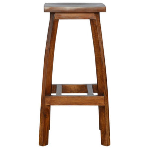 Solid Wood Bar Stool | Natural Timber | Kitchen & Bar Seating