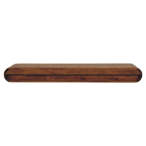 Solis Triple Wall-Mounted Console | Solid Mango Wood | Fluted Front | 3 Drawer Floating Storage