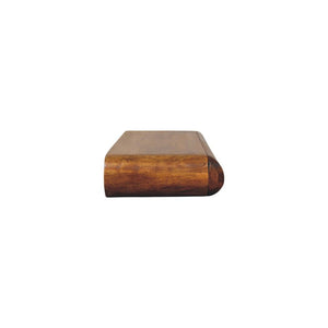 Solis Wall-Mounted Console | Solid Mango Wood | Fluted Front | Floating Hallway Storage