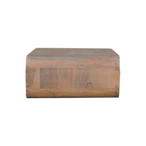 Sonoma T-Bar Wall Mounted Bedside | Solid Mango Wood | Floating Storage
