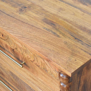 Spindle 3-Drawer Chest | Classic Detail | Practical Bedroom Storage