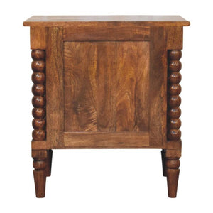 Oakridge Shoe Cabinet | Leather Detail | Entryway Storage