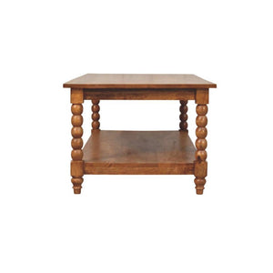 Spindle Coffee Table | Open Shelf Living Room Storage