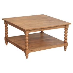 Spindle Golden Teak Coffee Table | Spindle Detailing | Living Room Furniture