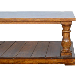 Square Turned Country Coffee Table | Classic Design | Living Room Centrepiece