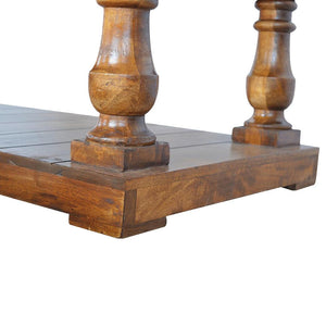 Square Turned Country Coffee Table | Classic Design | Living Room Centrepiece