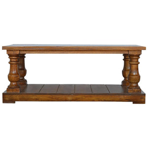 Square Turned Country Coffee Table | Classic Design | Living Room Centrepiece