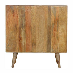 Sunrise Storage Cabinet | Solid Mango Wood | Patterned Accent Furniture