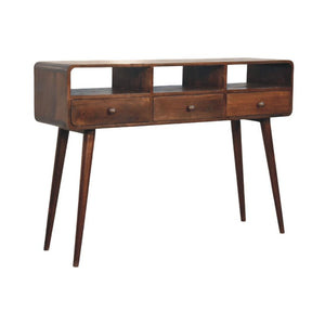 Three Drawer Console Table | Hallway Storage | Streamlined Design