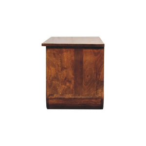 Triple Open Style Coffee Table | Solid Mango Wood | Living Room Storage