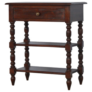 Turned Occasional Table | Solid Wood | Artisan Side Table