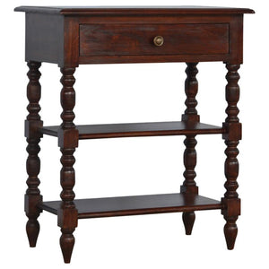 Turned Occasional Table | Solid Wood | Artisan Side Table