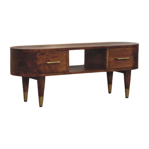 Valenza Media Unit | Solid Wood TV Cabinet with Storage