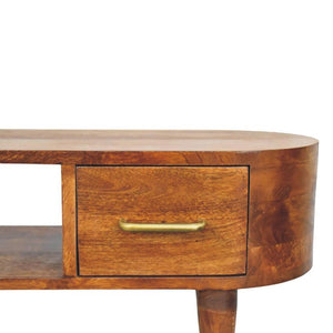 Valenza Media Unit | Solid Wood TV Cabinet with Storage