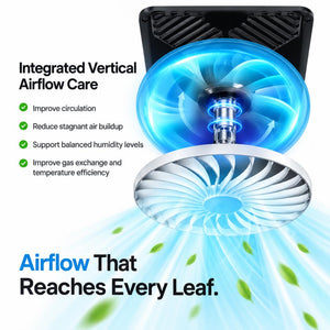 VIVOSUN AeroLight 120W LED Grow Light | Tunable Full Spectrum, Integrated Circulation Fan, GrowHub Compatible & 2x2 ft Coverage