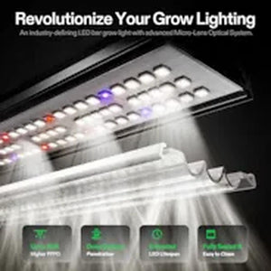 VIVOSUN AeroLight 850W LED Grow Light | Tunable Full Spectrum, Integrated Airflow & 5x5 ft Coverage