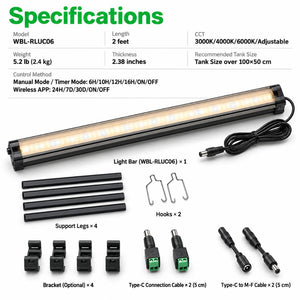 VIVOSUN LumaRay 100W Under Canopy Grow Light | Full Spectrum, Smart Dimmable & SGS Compatible