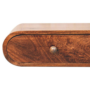 Wall-Mounted Console | Solid Mango Wood | California Walnut Finish