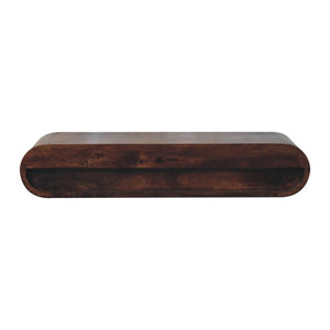 Wall-Mounted Console | Solid Mango Wood | California Walnut Finish