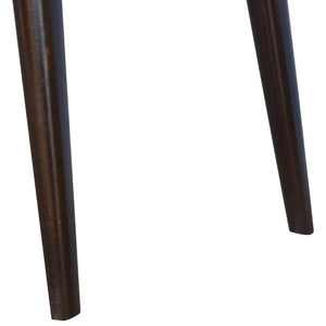 Walnut Open Writing Desk | Solid Mango Wood | Walnut Finish | 2 Shelf Home Office Desk