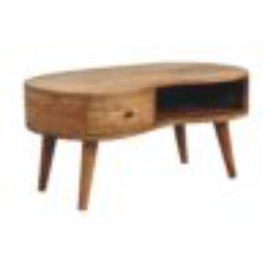 Wave Coffee Table | Oak Finish | Sculptural Living Room Design