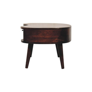 Wave Coffee Table | Walnut Finish | Sculptural Living Room Design