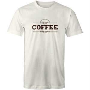 Men's Coffee Lettering T-shirt