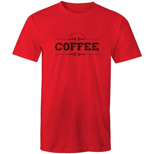 Men's Coffee Lettering T-shirt